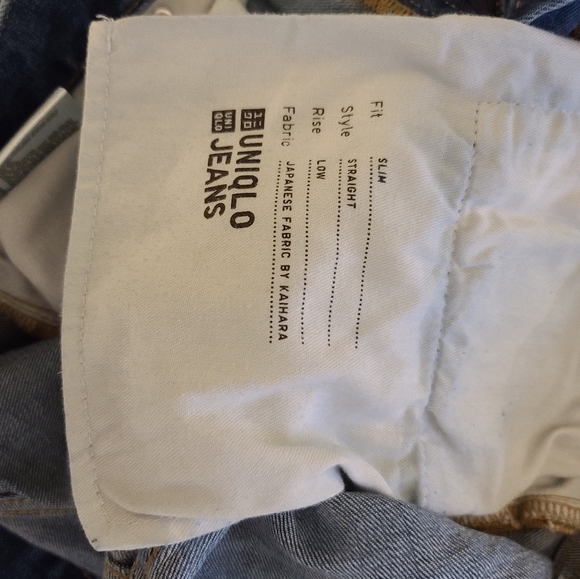 Uniqlo Distressed Slim Jeans Kaihara Denim 32 - Picture 8 of 8